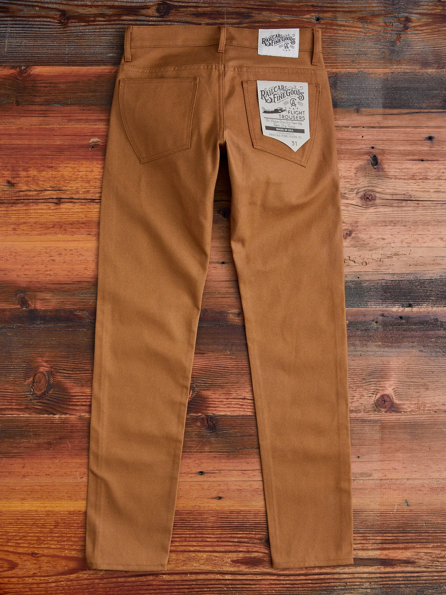 12oz Canvas Flight Trouser in Duck