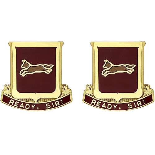 178th Engineer Battalion Unit Crest (Ready, Sir!) - Sold in Pairs