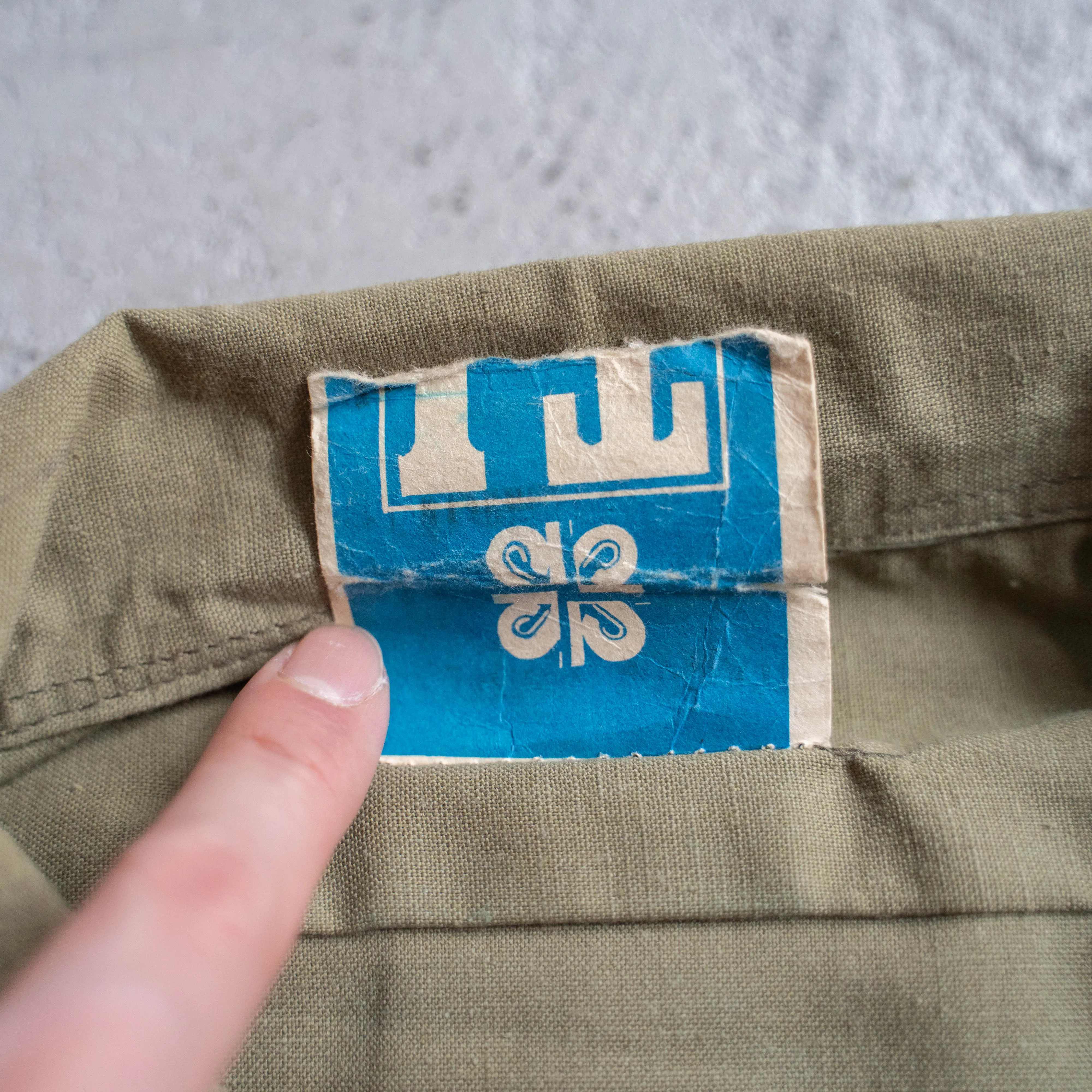 1980s Romania military field shirt 'dead stock' 'patch custom'
