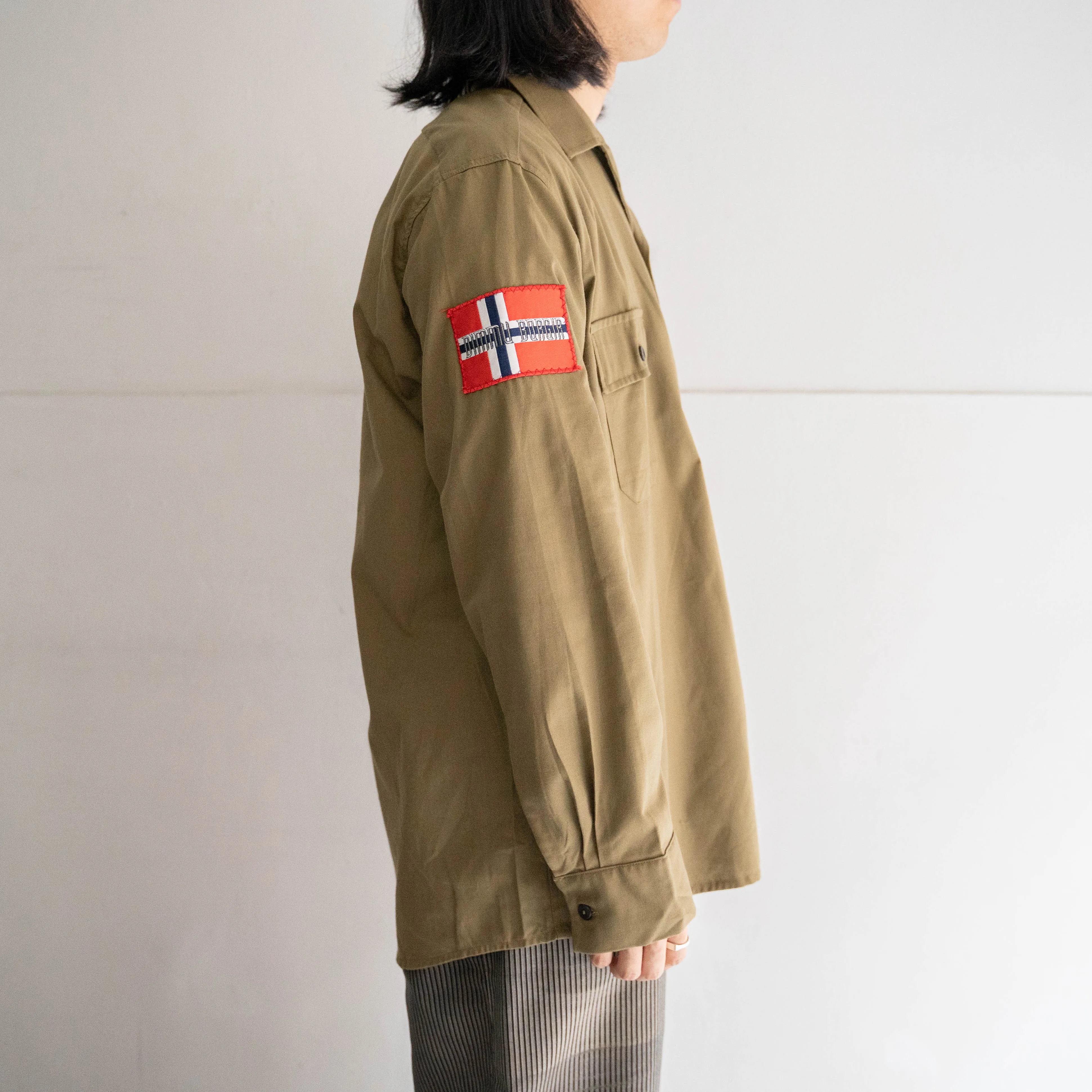 1980s Romania military field shirt 'dead stock' 'patch custom'
