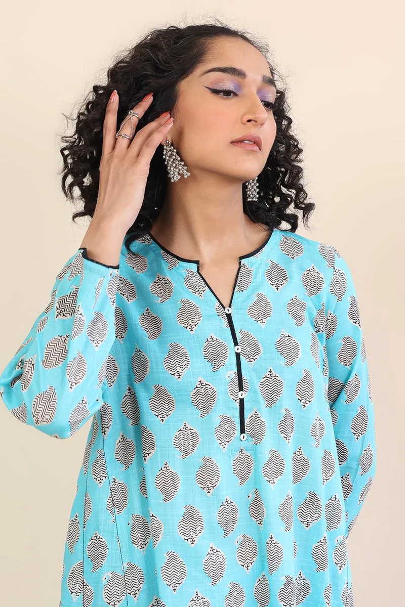 2- Piece Paisley Block