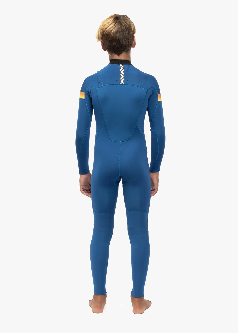 7 Seas Boys Raditude 4-3 Full Chest Zip Wetsuit