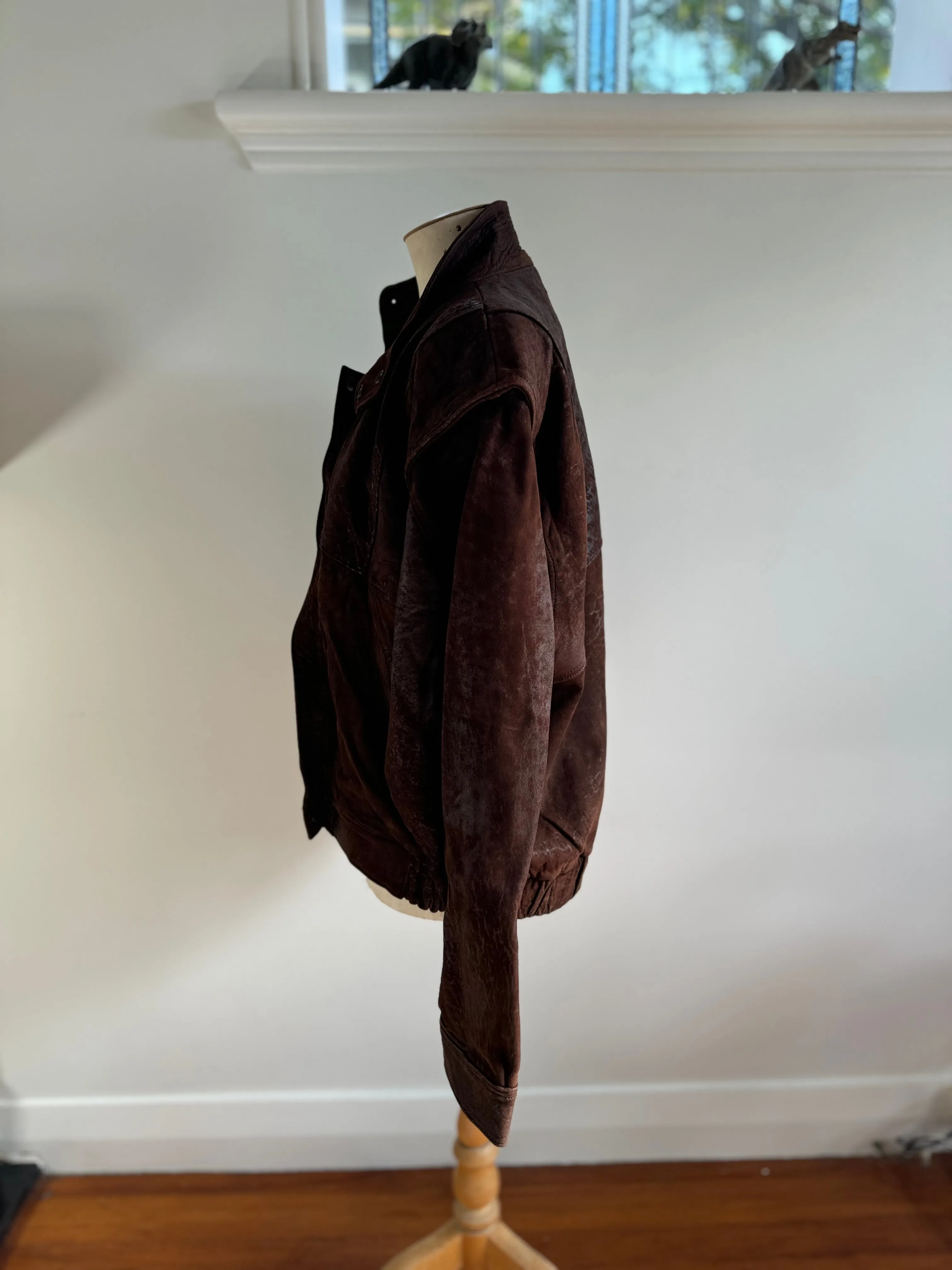 70s Leather Jacket - Dark Brown