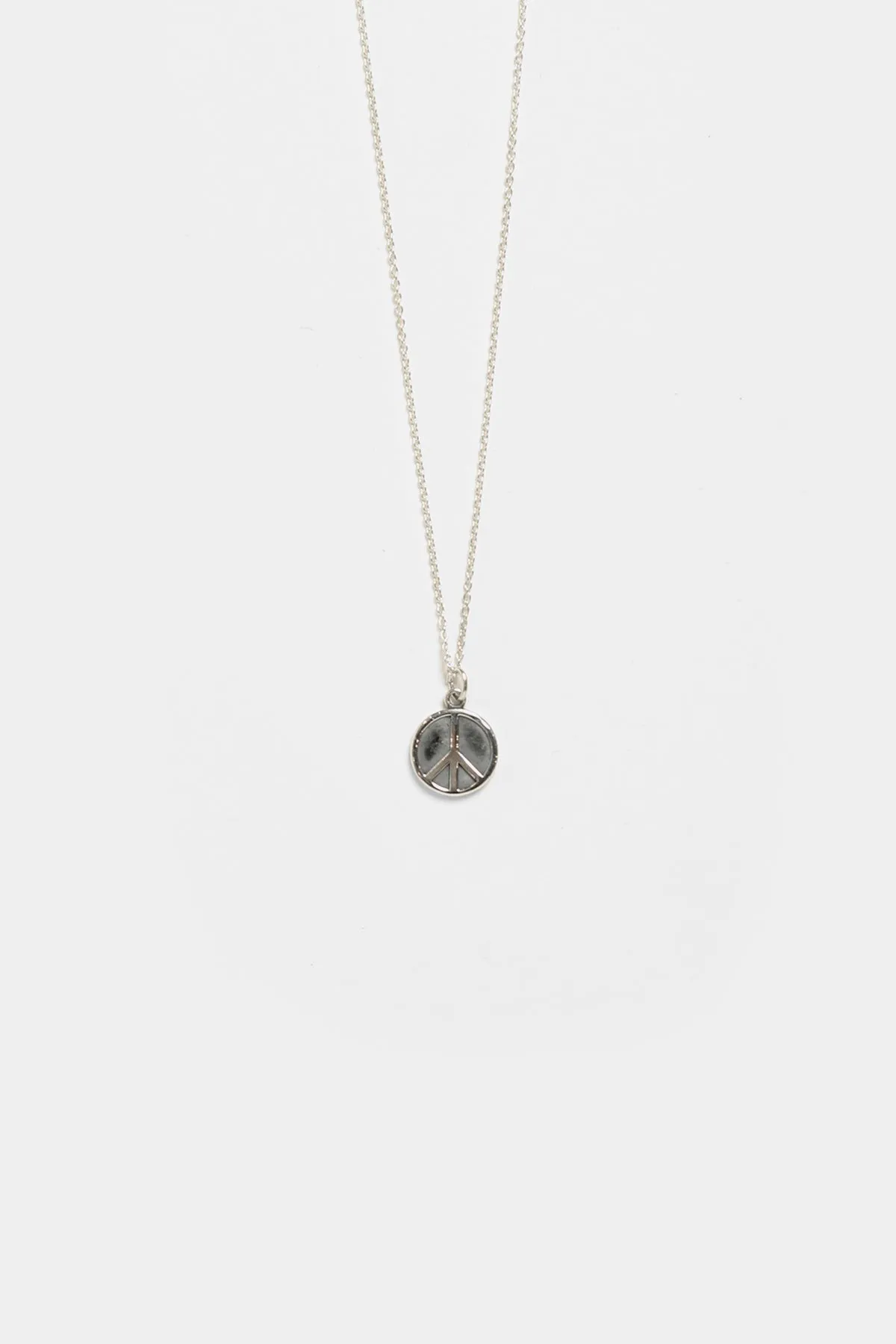 925 Silver Pendant - Peace