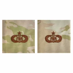 Air Force Embroidered Badge: Weapons Controller: Senior - embroidered on OCP