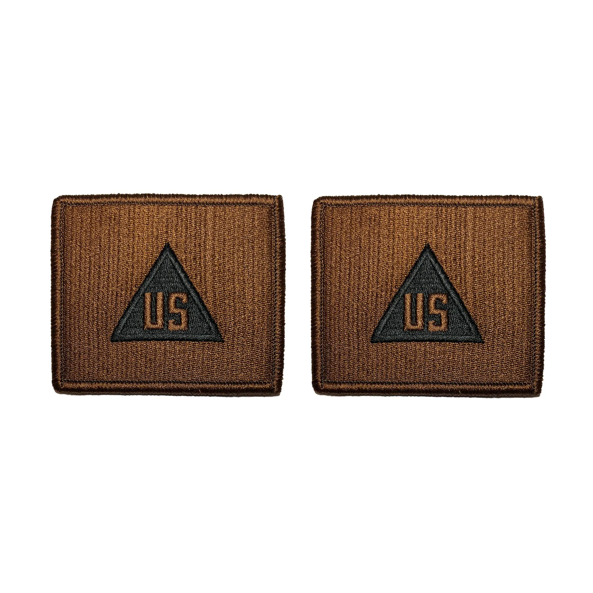Air Force Patch: US Civilian in the Field Spice Brown - embroidered on OCP with hook closure