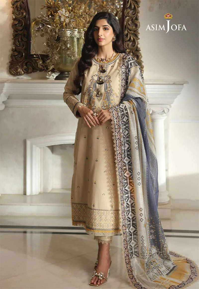 AJAI-14  EMBROIDERED CAMBRIC 3 PCS