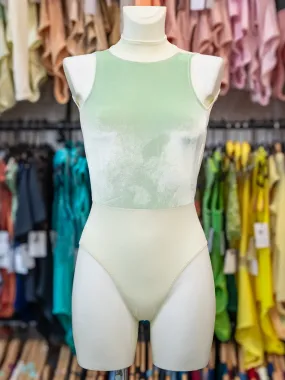 Apple Green Dance High Neck Leotard MP160