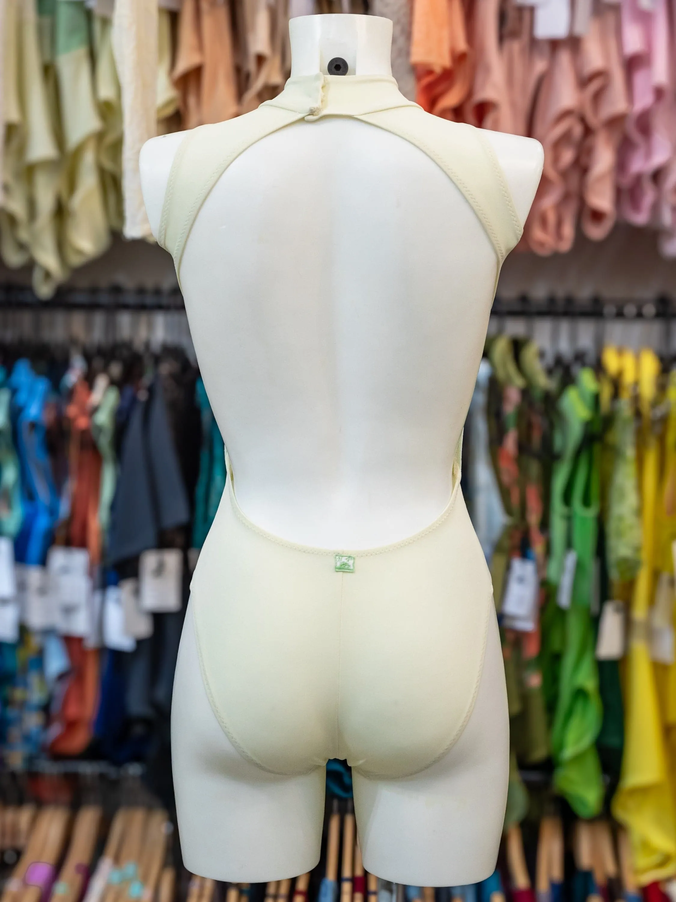 Apple Green Dance High Neck Leotard MP160