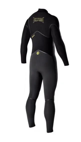 Attica Alpha 3/2 Zipperless Steamer - Graphite/Black/Yellow - SMALL