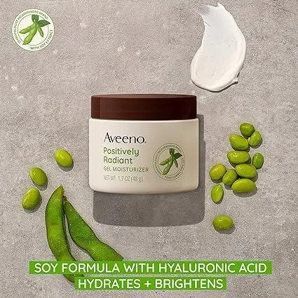 Aveeno Positively Radiant Daily Gel Facial Moisturizer - 1.7 Oz