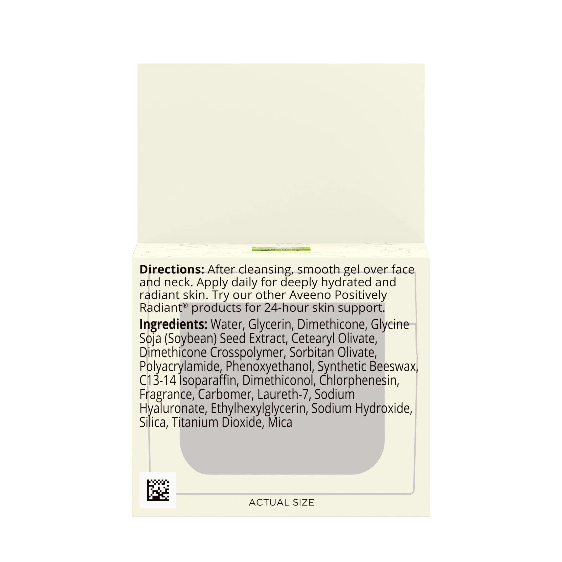 Aveeno Positively Radiant Daily Gel Facial Moisturizer - 1.7 Oz