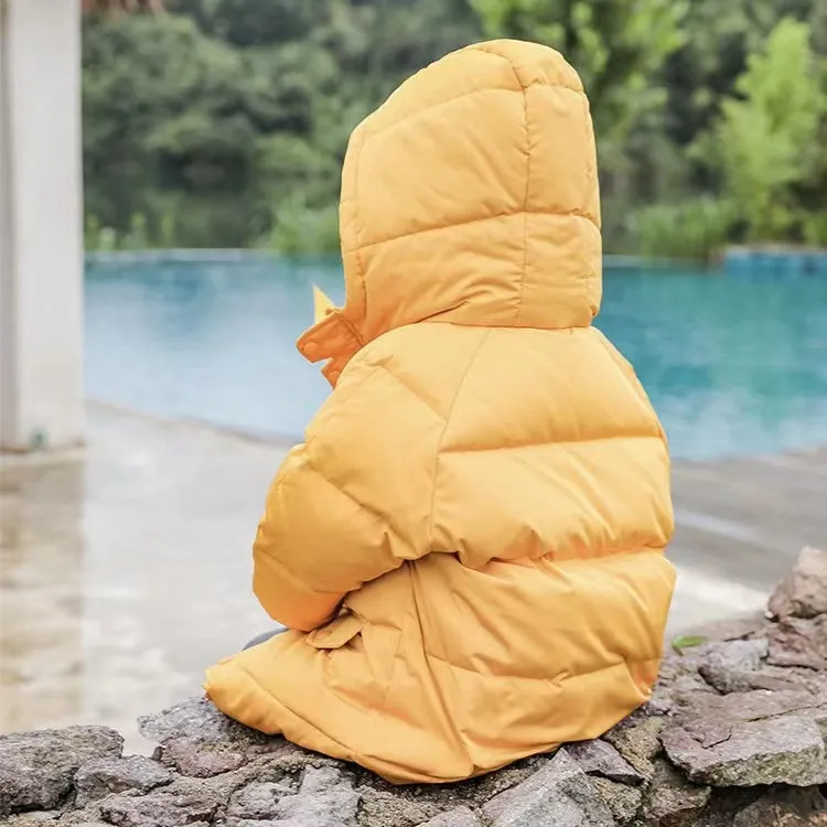 Basic Solid Color Winter Down Coat