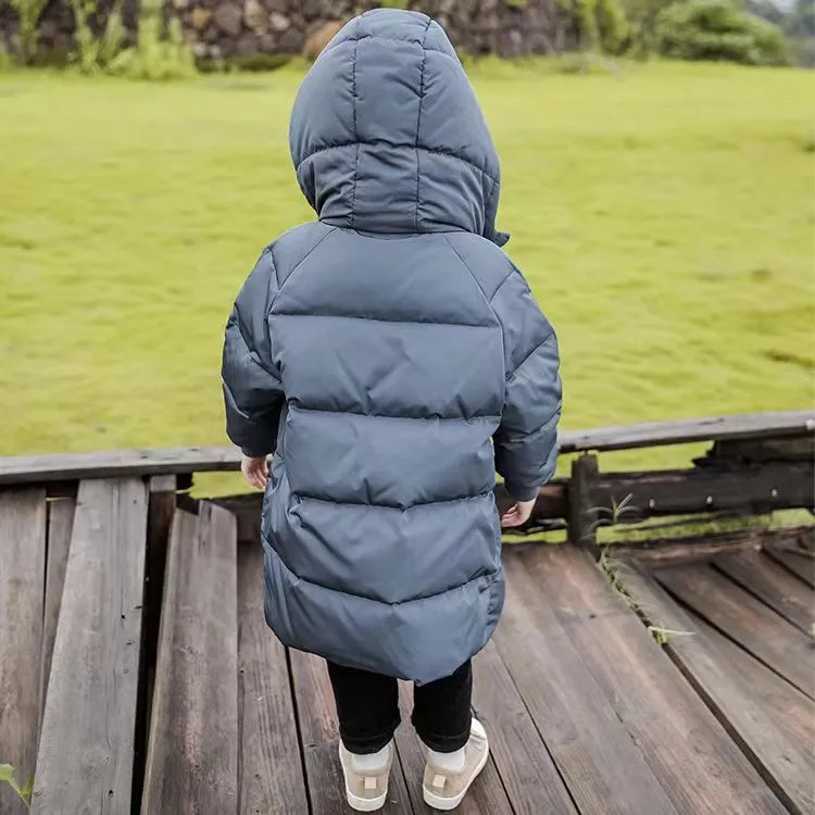 Basic Solid Color Winter Down Coat