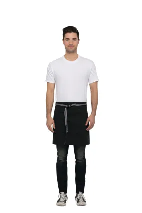 Berkeley Jet Black Half Apron