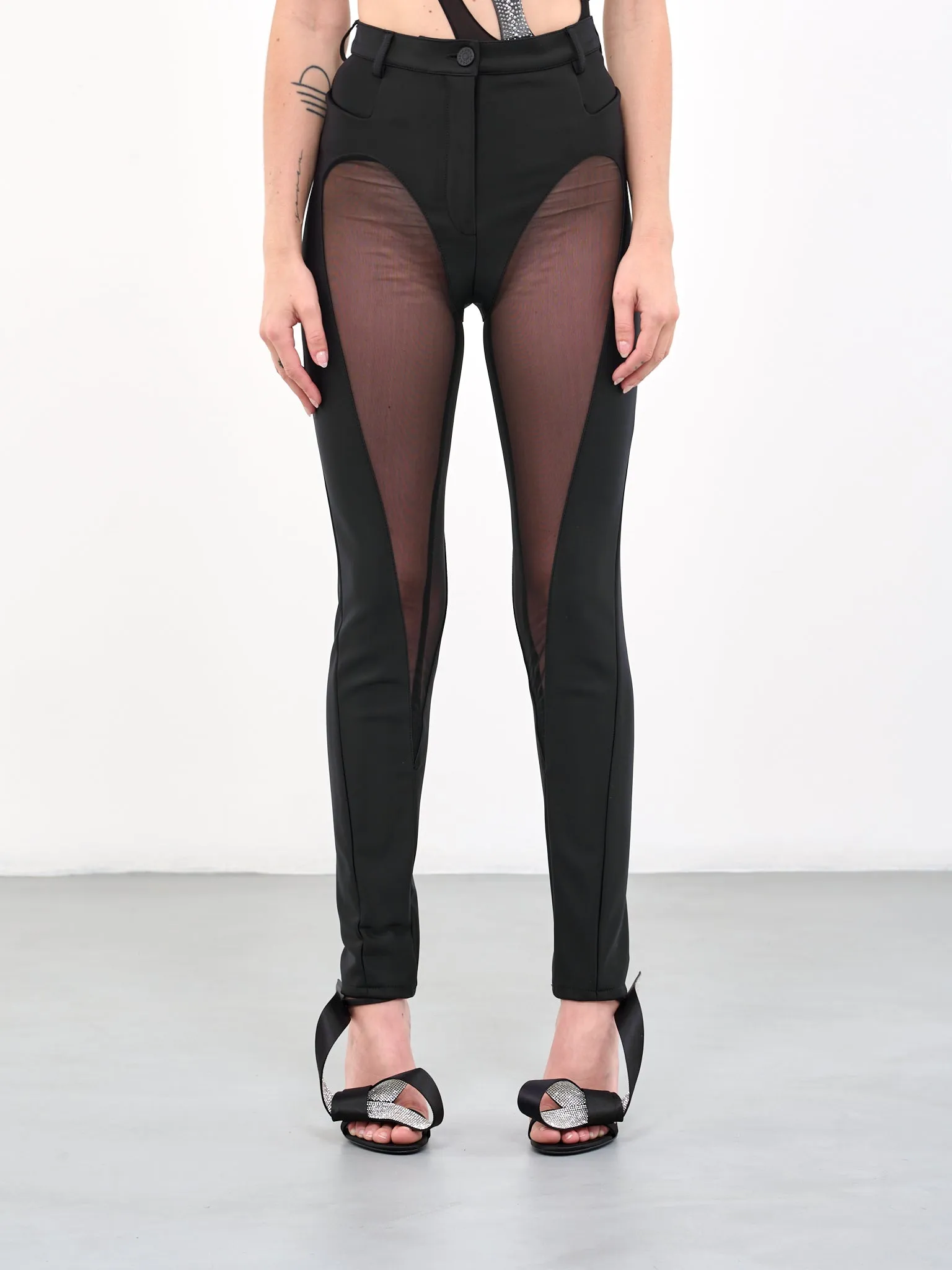 Bonded Illusion Trousers (S1PA0387691-PA0387-BLACK-BLACK)