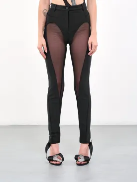 Bonded Illusion Trousers (S1PA0387691-PA0387-BLACK-BLACK)