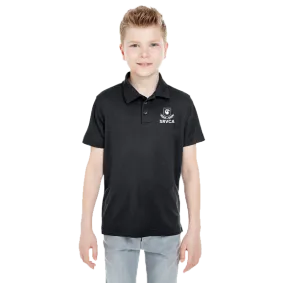 Boys Black Polo SRVCA Performance Uniform Approved