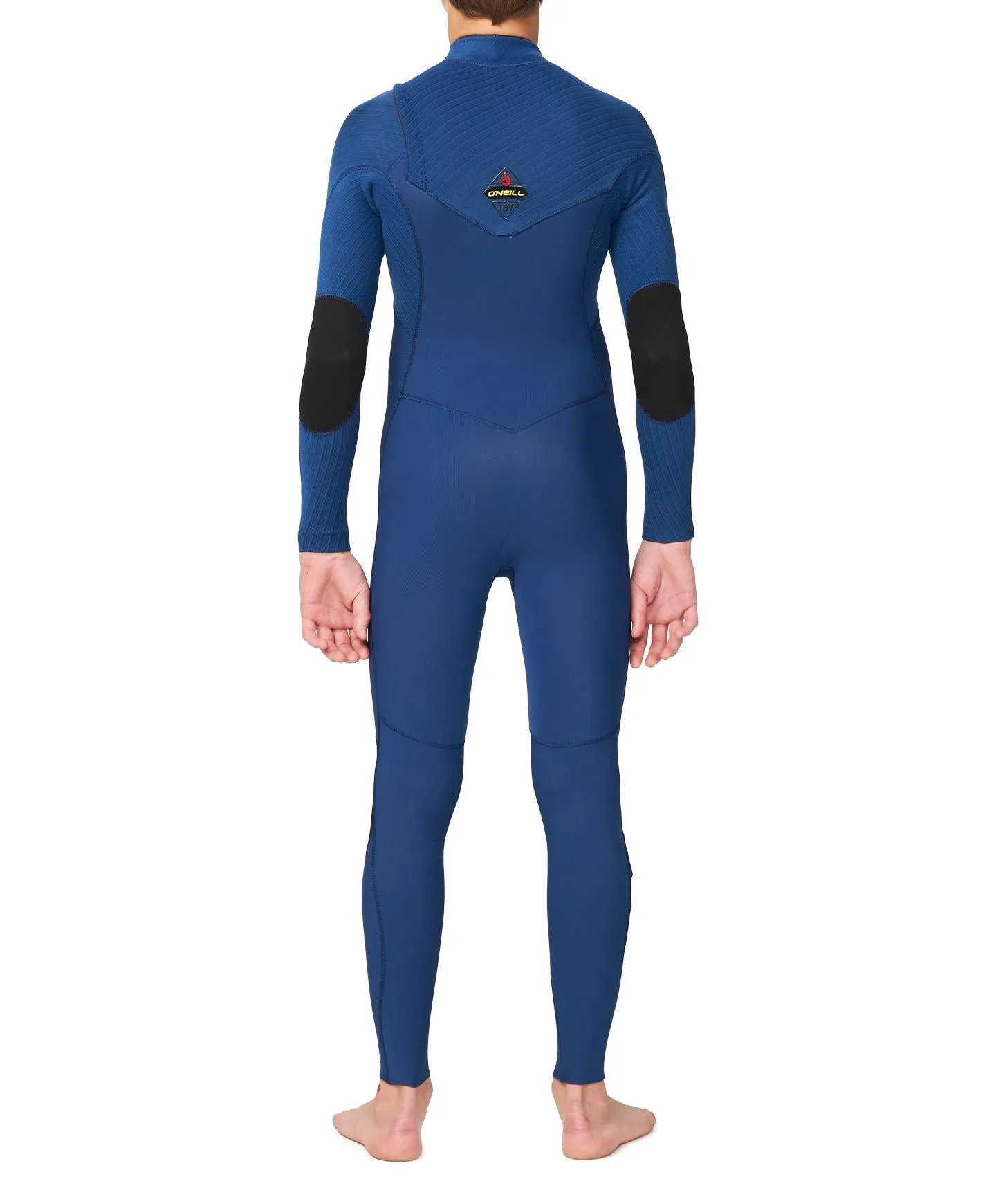 Boy's HyperFire 3/2mm Steamer Chest Zip Wetsuit - Navy