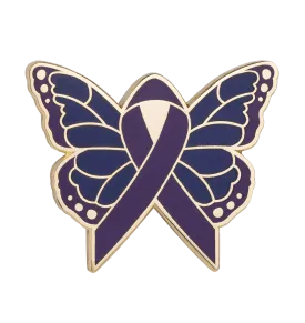 Butterfly Pin for Rheumatoid Arthritis Awareness