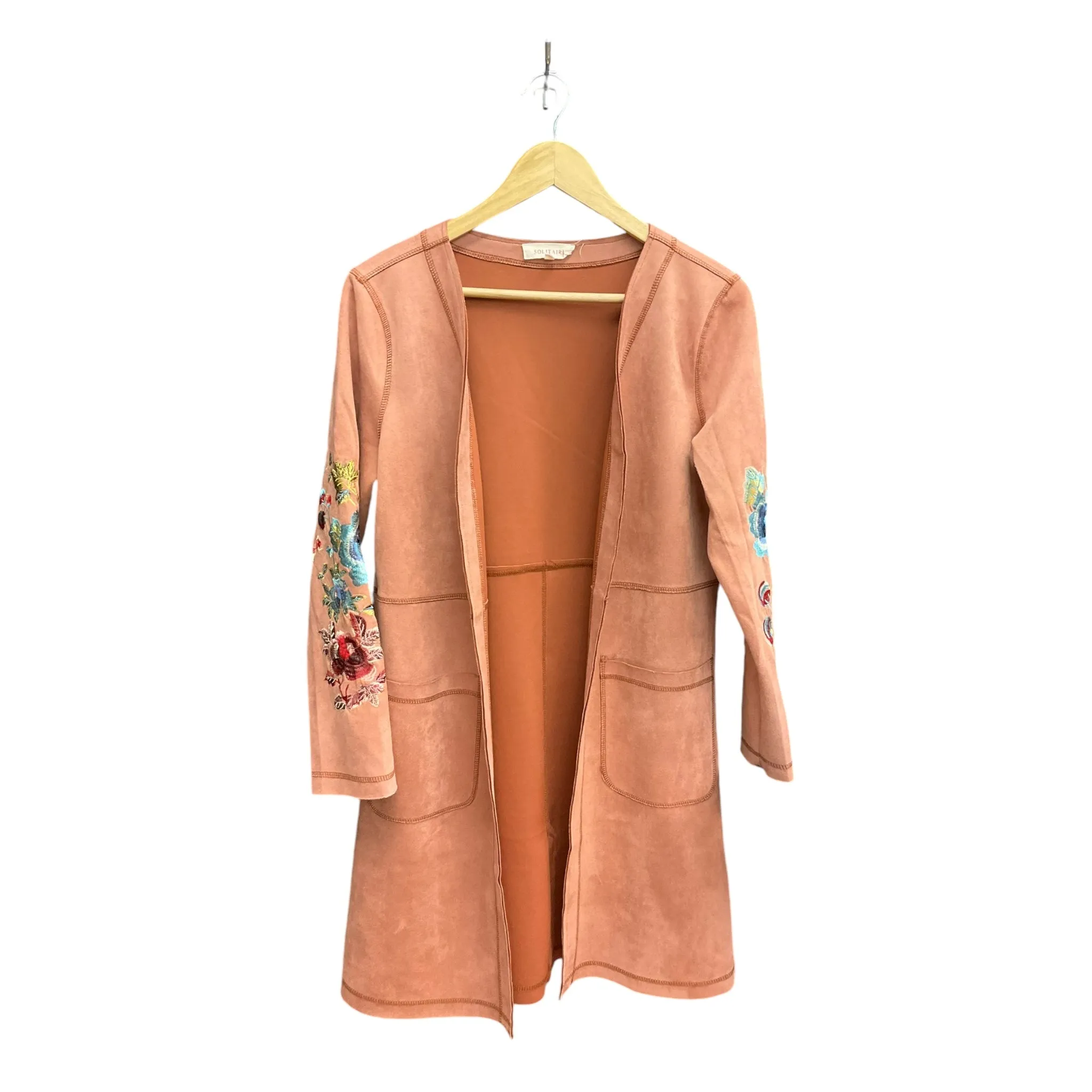 Cardigan By Solitaire In Pink, Size: M