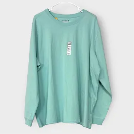 Carhartt Loose Fit Heavyweight Logo Sleeve T-Shirt | 2X(20-22) | Mint Green Solid | NWT