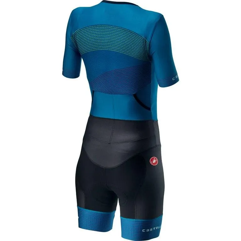 Castelli Women's Free Sanremo 2 W Suit Shor - Multicolor Marine Blue