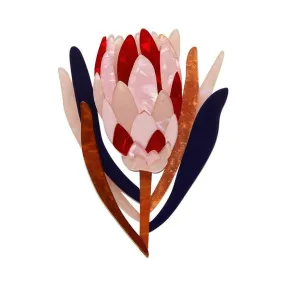 Stunning Protea Brooch - Enhance Your Look with this Exquisite Floral Accessory