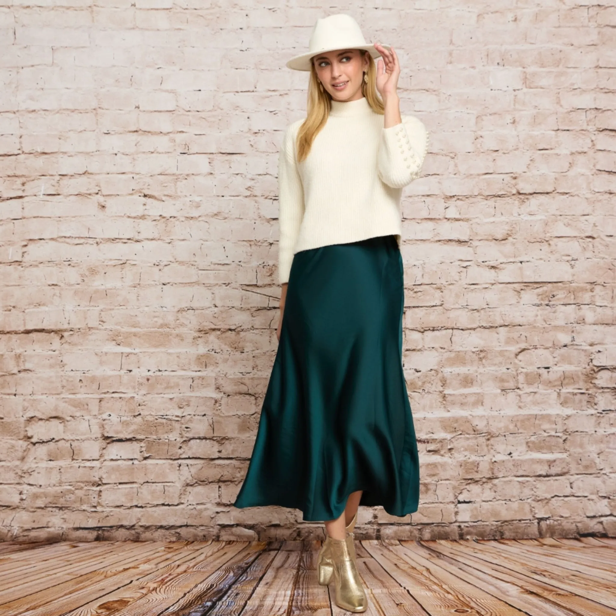 Cosmo 2.0 Slip Skirt Hunter Green