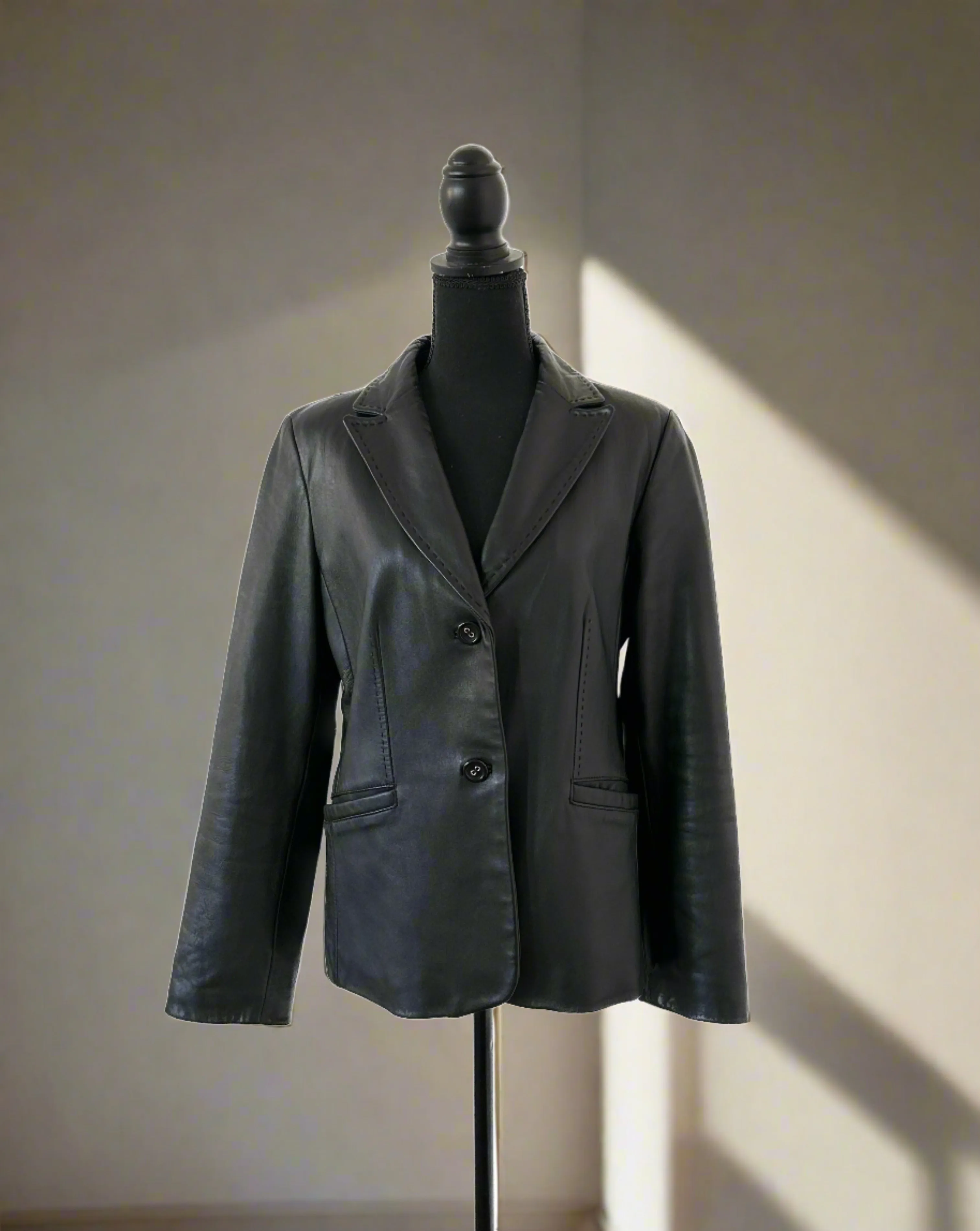Covington Leather Blazer