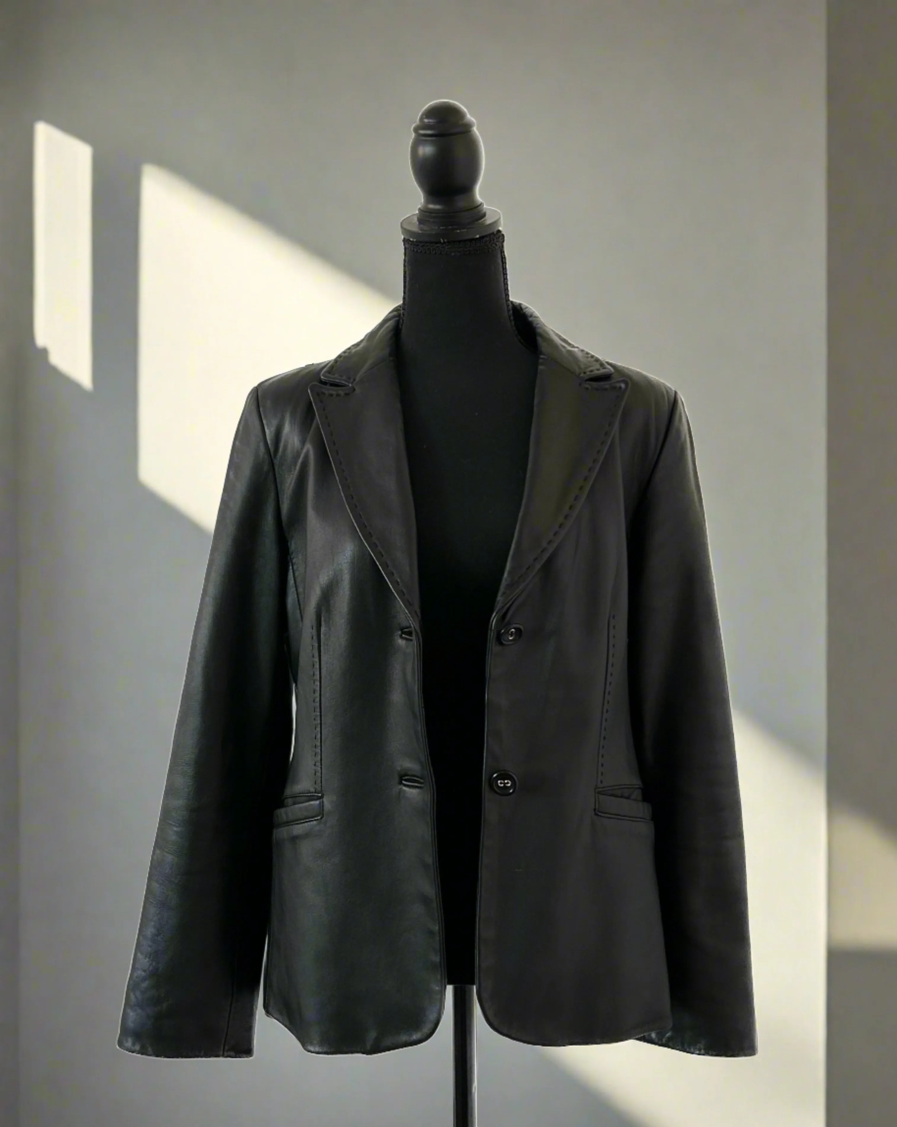 Covington Leather Blazer