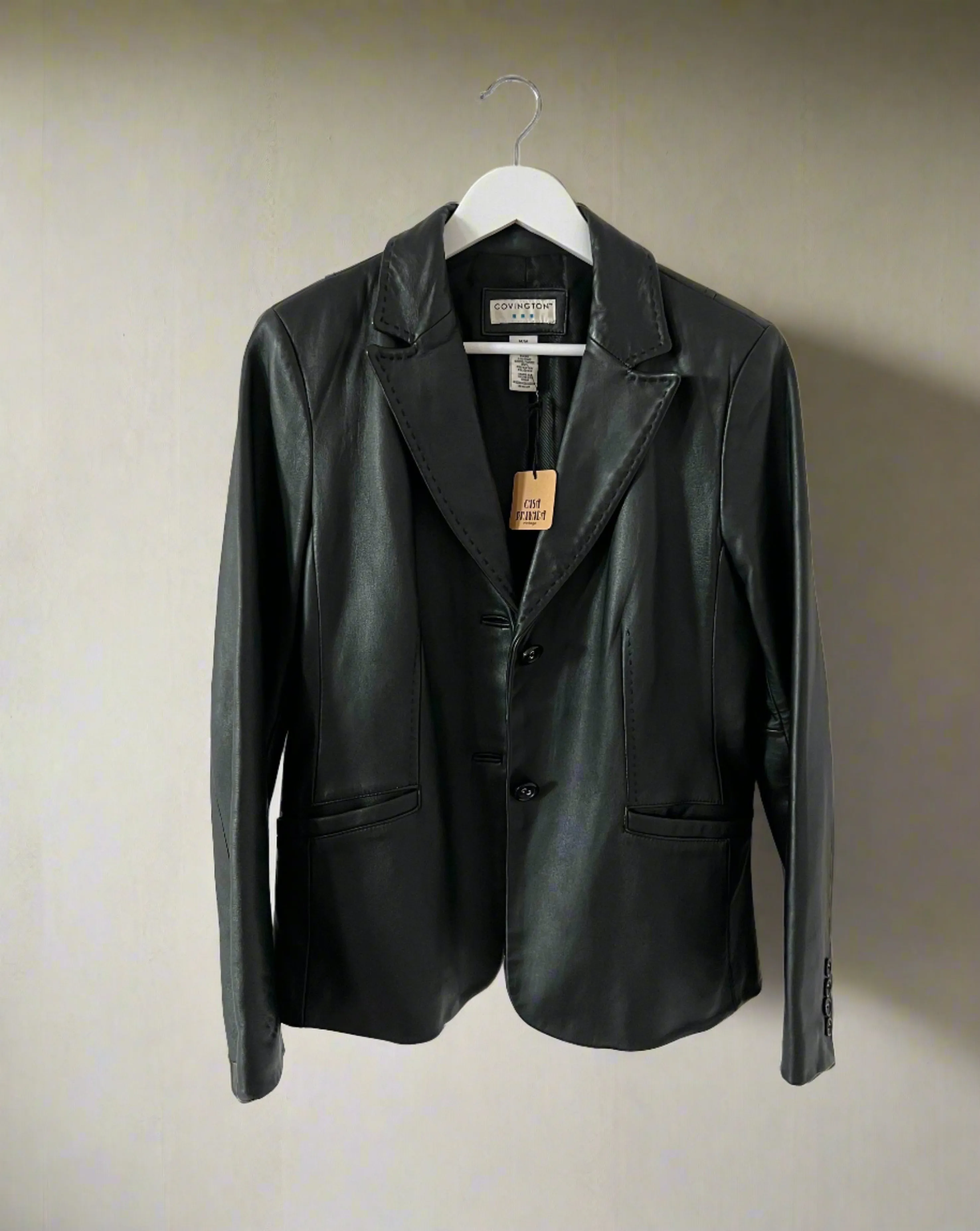 Covington Leather Blazer