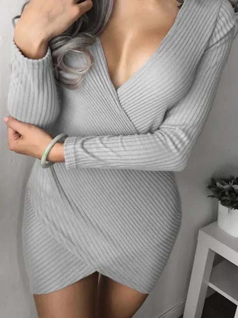 CRISSCROSS BANDAGE DRESS