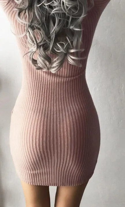 CRISSCROSS BANDAGE DRESS