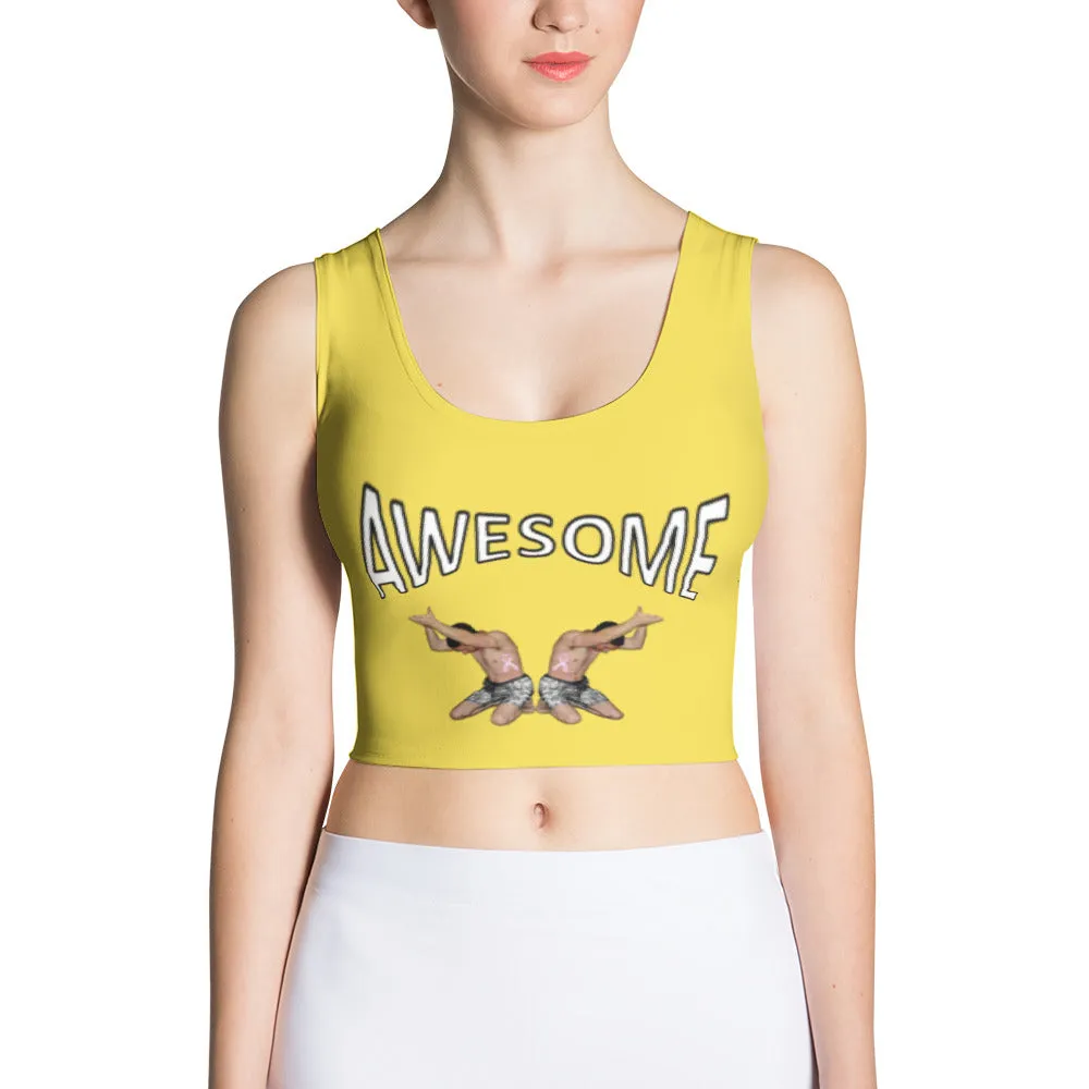 Crop Top Awesome Yellow