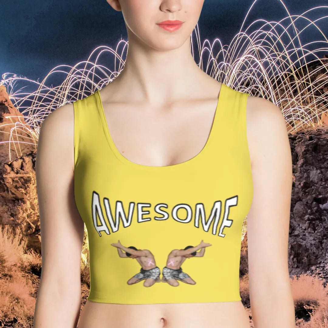Crop Top Awesome Yellow