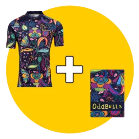 Cycling Jersey & Mini Towel Bundle - Magic Garden