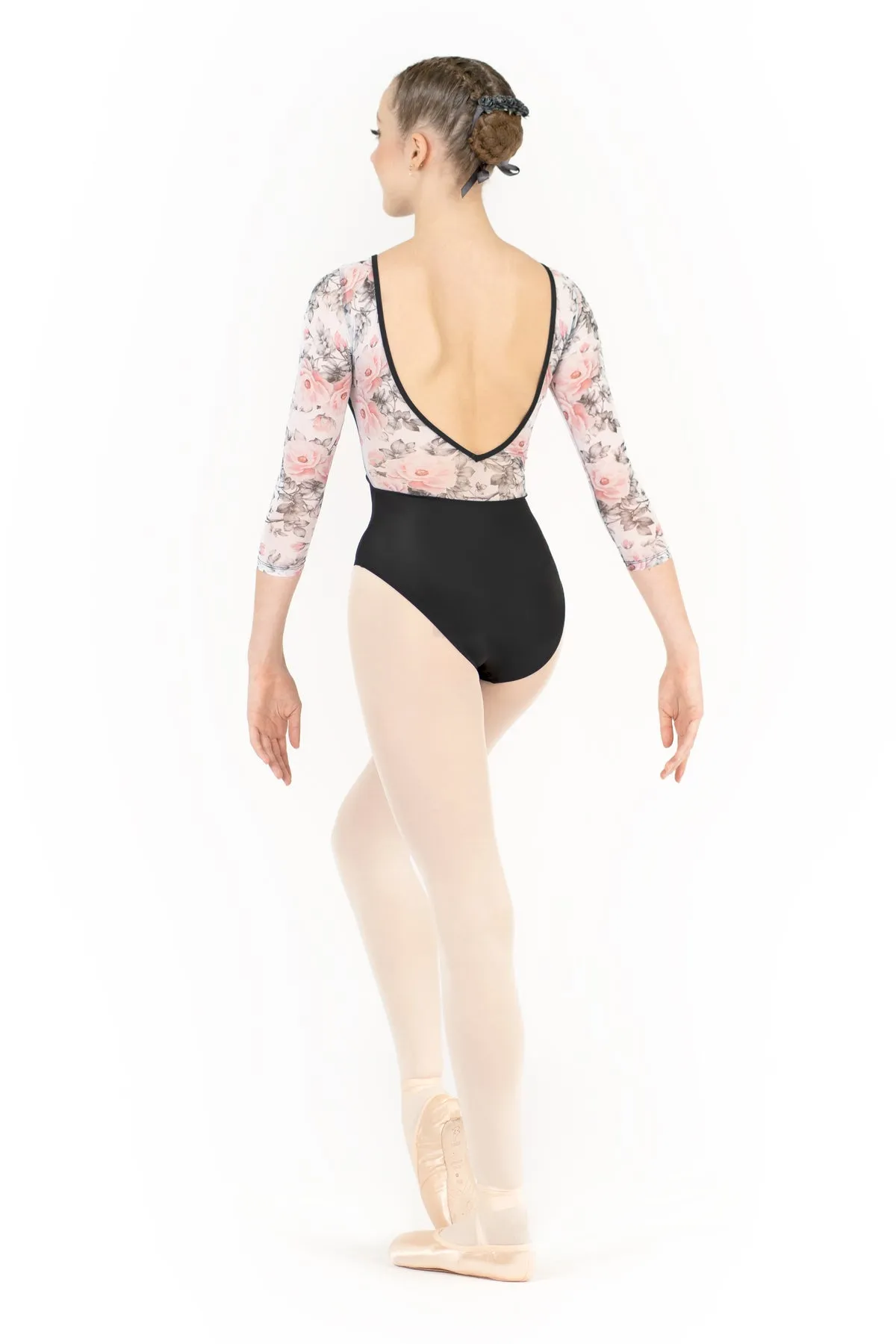 Danse de Paris "Desiree" 3/4 Sleeve Leotard
