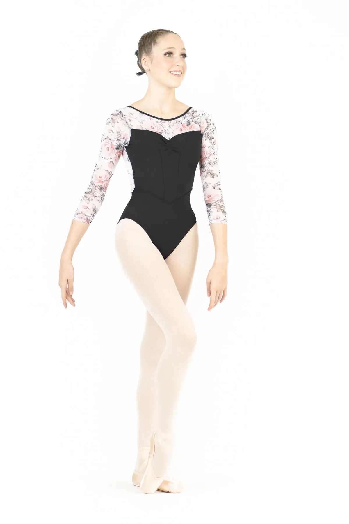 Danse de Paris "Desiree" 3/4 Sleeve Leotard