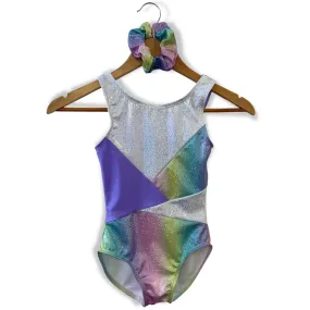 d:d Collection Braid Gymnastics Leotard - Uniquely Unicorn