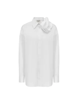 DRAPED ORCHID SHIRT