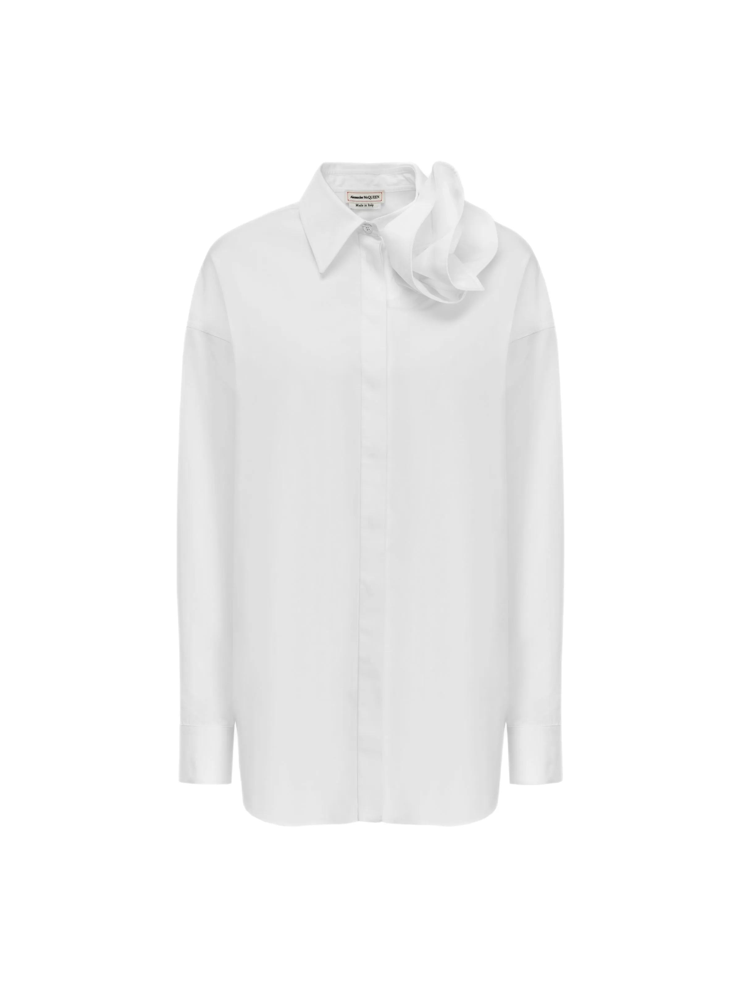 DRAPED ORCHID SHIRT