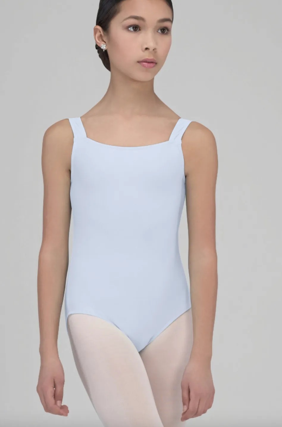 Emeraude Child Square Cut Tank Leotard