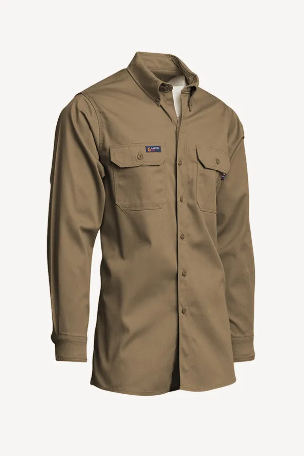 FR Uniform Shirt | 7oz. 100% Cotton | Khaki