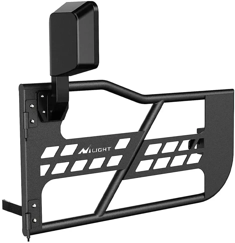 Front Rear Tubular Doors W/Side View Mirrors For 2007-2018 Wrangler JK 2 Door
