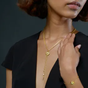 Gold Mini Algerian Loveknot Necklace