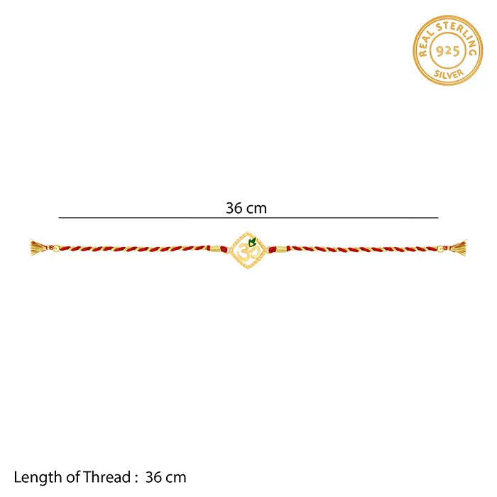 Golden Omkara Rakhi