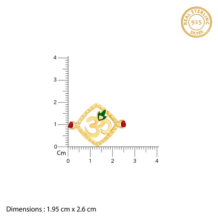Golden Omkara Rakhi