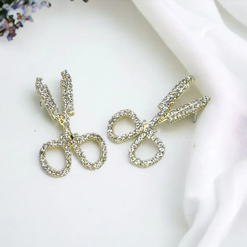 Hair Stylist Earrings - Dangle Earrings, Handmade Jewelry, Stylist Jewelry, Stylist Gift, Hair Stylist Jewelry, Scissors, Barber Gift