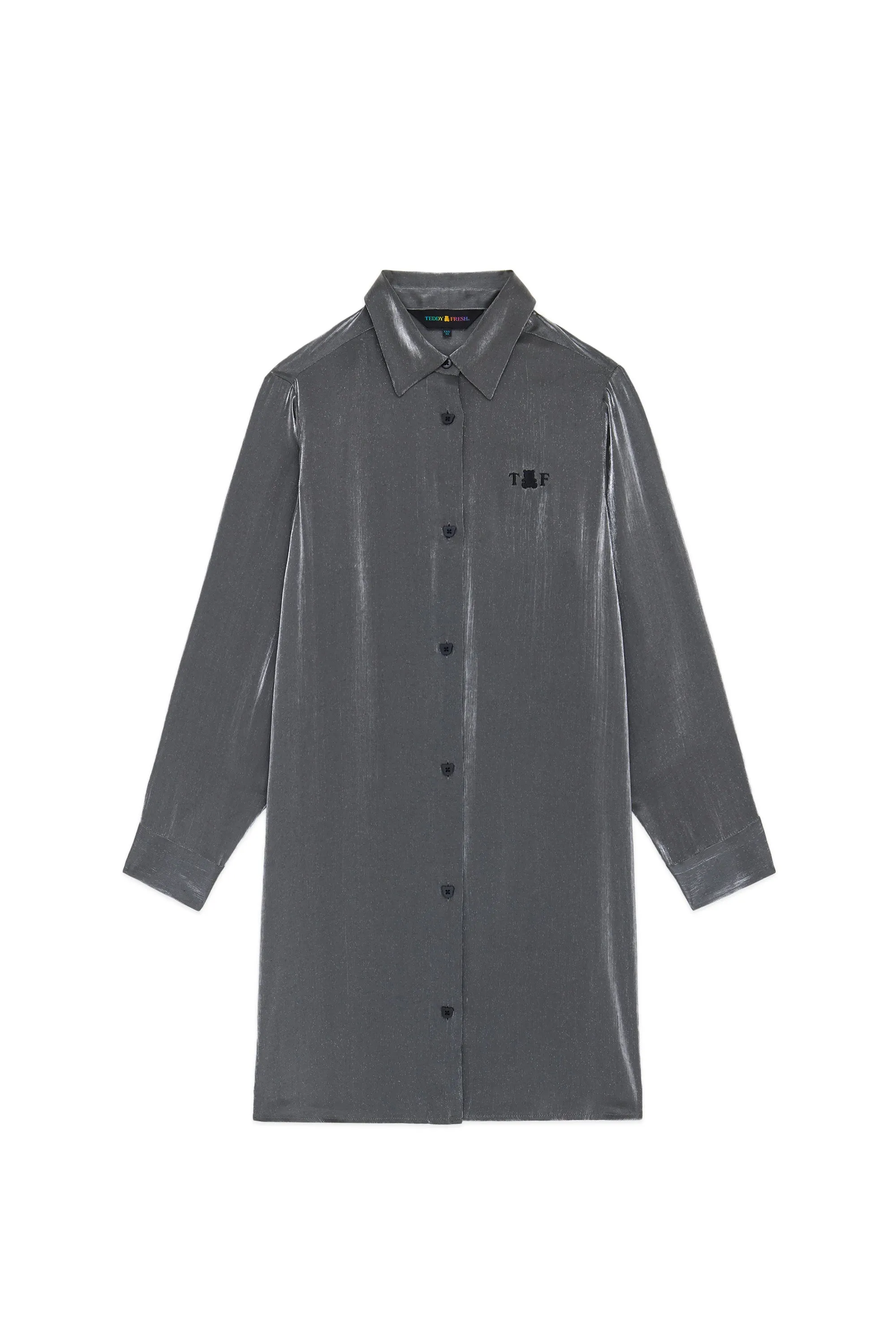 Iridescent Shirt Dress
